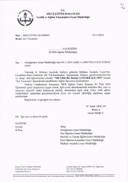 mıllı egıtım bakanlıgı dagıtım