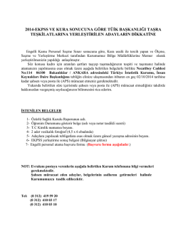 başvuru formu ve ekleri için tıklayın