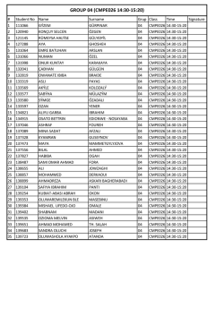 GROUP 04 (CMPE026 14:30