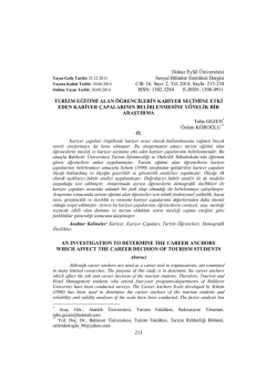 16, Sayı: 2, Yıl: 2014, Sayfa: 213-234 ISSN: 1302-328