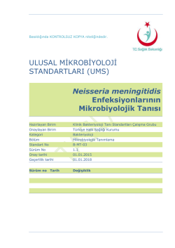 Neisseria meningitidis enfeksiyonları