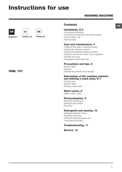 Instructions for use