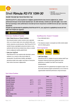 Shell Rimula R3 FX 10W-30