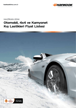 Hankook Kışık Fiyat Listesi