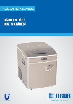 11 - Ev Tipi Buz Makinesi Kullanım Kılavuzu Web