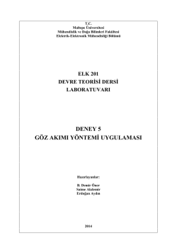 5. Deney (14-15) - Maltepe &Uuml;niversitesi