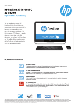 HP Pavilion All-in-One PC 23-p120nt