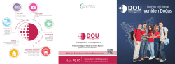 Tanıtım Broş&uuml;r&uuml; - Doğuş &Uuml;niversitesi