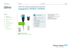 Liquipoint T FTW31 / FTW32 - E-direct