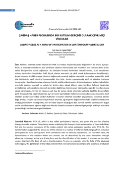 &Ouml;zel / E-Journal of Intermedia, 20141(1)