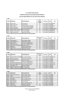 Fen Bilgisi - Ereğli Eğitim Fakültesi