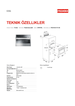 116.0181.397 Teknik &Ouml;zellikler