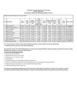 İktisadi ve İdari Bilimler Fak&uuml;ltesi Sonu&ccedil;ları İ&ccedil;in Tıklayınız