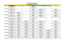 Ders Saatleri Pazartesi &Ccedil;arşamba Cuma 8:30