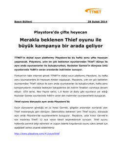 Merakla beklenen Thief oyunu ile b&uuml;y&uuml;k kampanya bir arada