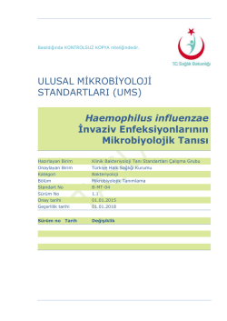 Haemophilus influenzae invaziv enfeksiyonları