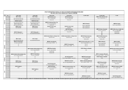 Makine M&uuml;hendisliği B&ouml;l&uuml;m&uuml; 2014-2015 G&uuml;z Yarıyılı