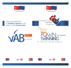 EU - Turkey Town Twinning Conference