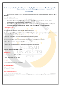 Bize 4 haftanızı verin - Meliksem