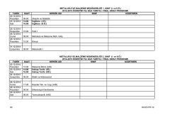 Sınav Programı - Sakarya Üniversitesi