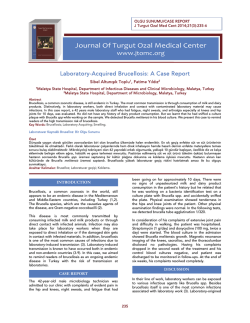 Journal Of Turgut Ozal Medical Center
