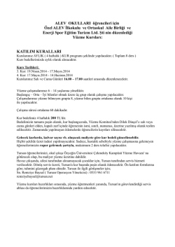 ALEV OKULLARI &ouml;ğrencileri i&ccedil;in &Ouml;zel ALEV İlkokulu ve