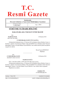 T.C. Resm&icirc; Gazete