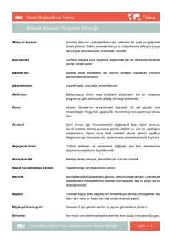 Indirmek - EAU Patient Information