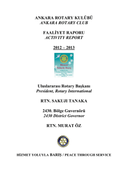 İndir (PDF, 1.08MB) - Ankara Rotary Kul&uuml;b&uuml;