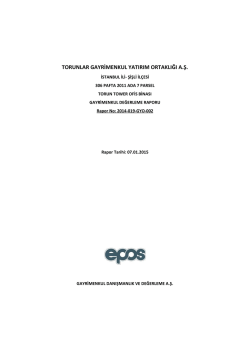 torunlar gayrimenkul yatırım ortaklığı a.ş.