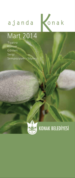 Etkinlik Takvimini İndir (PDF)
