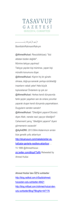 08/02/2014, CUMARTESİ