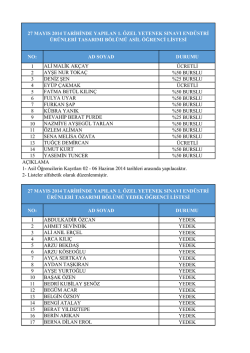 End&uuml;stri &Uuml;r&uuml;nleri Tasarımı
