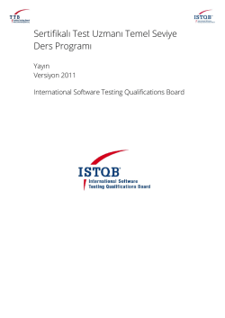 Ücretsiz İndir - Turkish Testing Board