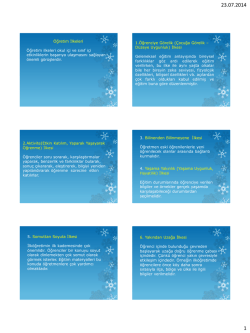 2.&Ouml;ğretim İlkeleri ve Stratejileri