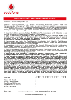 tıklayın. - Vodafone