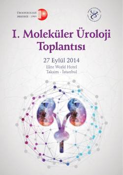 I. Molek&uuml;ler &Uuml;roloji Toplantısı - tıbbi biyoloji ve genetik derneği