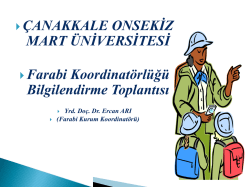 buradan - &Ccedil;OM&Uuml; - Farabi Değişim Programı