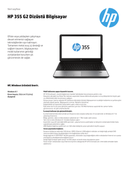 HP 355 G2 Dizüstü Bilgisayar