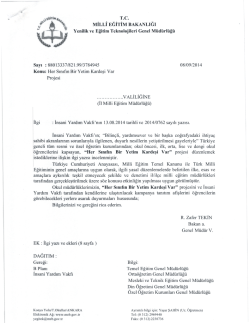Her Sınıfın Bir Yetim Kardeşi Var.