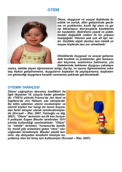 OTİZM - Milli Eğitim Bakanlığı