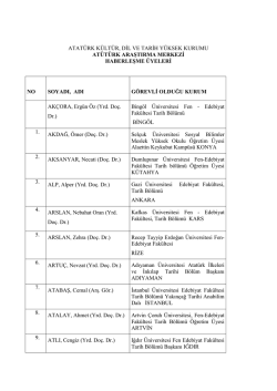 atat&uuml;rk k&uuml;lt&uuml;r, dġl ve tarġh y&uuml;ksek kurumu at&uuml;t&uuml;rk araştırma merkezi