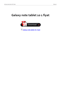 Galaxy note tablet 10 1 fiyat