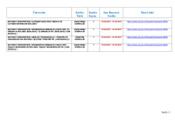 Beykent &Uuml;niversitesi &Ouml;ğretim G&ouml;revlisi, Araştırma G&ouml;revlisi Alım İlanı