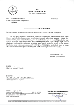 ilgi yazı i&ccedil;in tıklayınız - Dinar İl&ccedil;e Milli Eğitim M&uuml;d&uuml;rl&uuml;ğ&uuml;