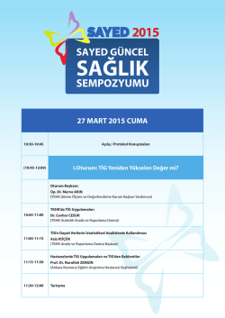 SAYED 2015 - EXPOMED EURASIA