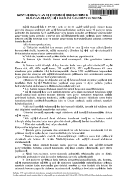 Kamu Görevlisi Olmayan Aile Sağlığı Elemanı Alımı Metnine