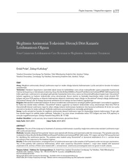 Tam Metin (PDF) - Turkiye Parazitol Derg.