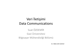 Framing - Bilgisayar M&uuml;hendisliği B&ouml;l&uuml;m&uuml;