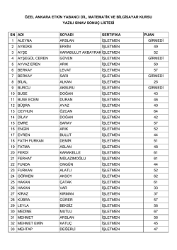 Merkezi Sistem Sınavları Başvuru Dilek&ccedil;esi